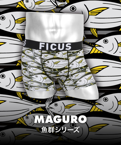 フィークス FICUS 魚群 メンズボクサーパンツ 【メール便】