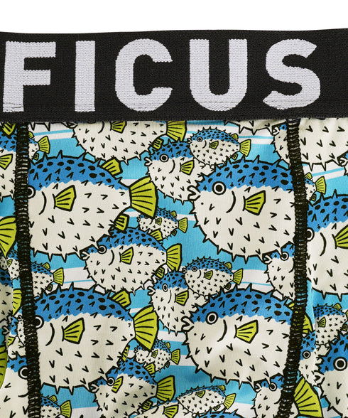 フィークス FICUS 魚群 メンズボクサーパンツ 【メール便】