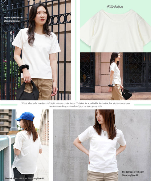 jaemi ジェミ 汗染みしない レディース Tシャツ