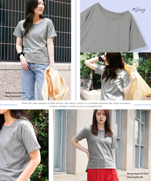 jaemi ジェミ 汗染みしない レディース Tシャツ