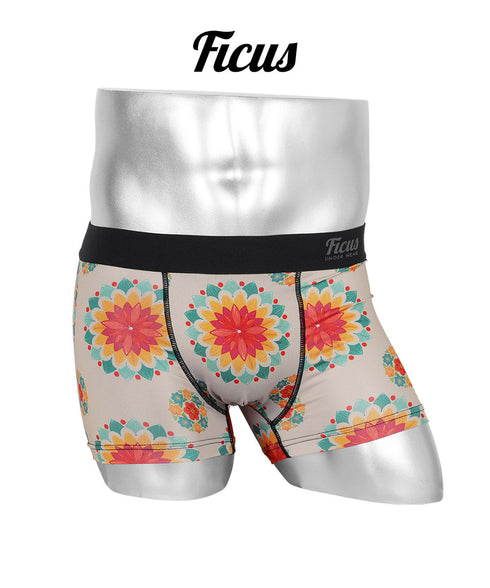 フィークス FICUS Mandala Floral メンズボクサーパンツ 【メール便】