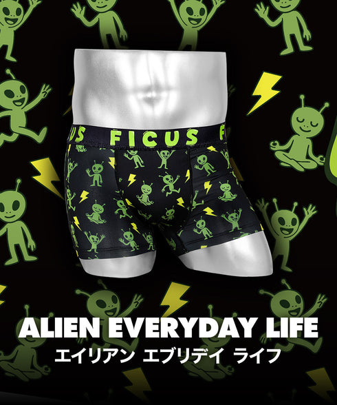 フィークス FICUS Alien Everyday Life メンズボクサーパンツ 【メール便】