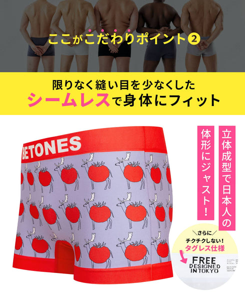 ビトーンズ BETONES TOMATONAKAI メンズボクサーパンツ 【メール便】