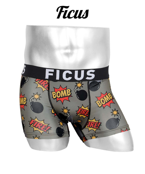 フィークス FICUS BOOMBANGBANG メンズボクサーパンツ 【メール便】|下着 おしゃれ 人気 クリスマス プレゼント 彼氏