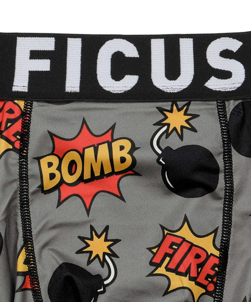 フィークス FICUS BOOMBANGBANG メンズボクサーパンツ 【メール便】|下着 おしゃれ 人気 クリスマス プレゼント 彼氏