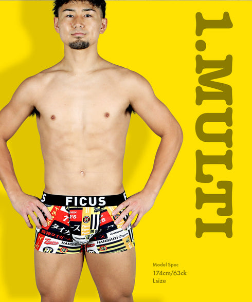 【当店限定コラボ】阪神タイガース グッズ 2025 ボクサーパンツ メンズ FICUS フィークス アンダーウェア 下着 【メール便】【まとめ買い値引き対象外】 プレゼント クリスマス ギフト 彼氏 夫 旦那