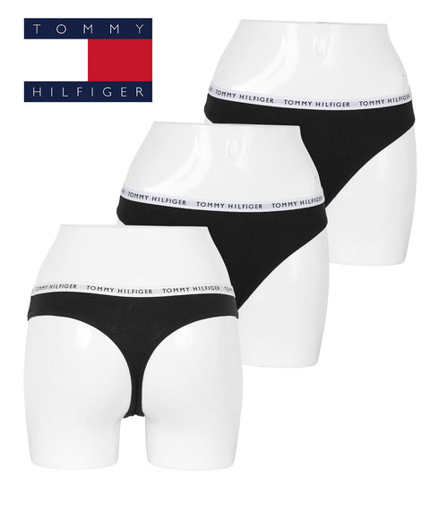 トミー ヒルフィガー TOMMY HILFIGER 【3枚セット】RECYCLED ESSENTIALS レディース Tバック 【メール便】