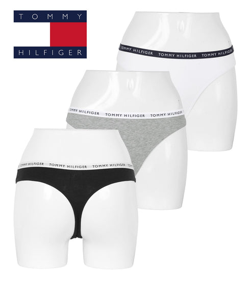 トミー ヒルフィガー TOMMY HILFIGER 【3枚セット】RECYCLED ESSENTIALS レディース Tバック 【メール便】