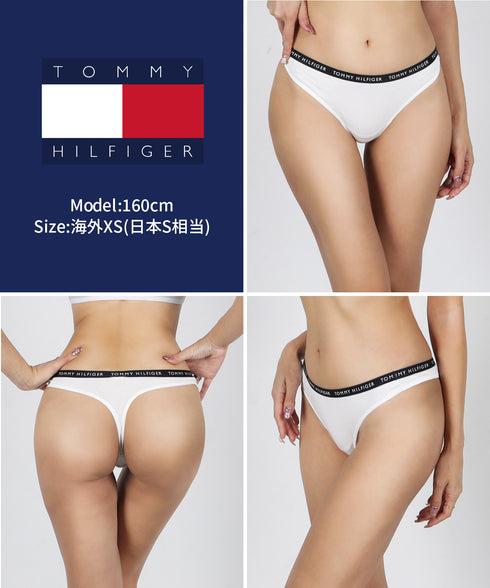 トミー ヒルフィガー TOMMY HILFIGER 【3枚セット】RECYCLED ESSENTIALS レディース Tバック 【メール便】