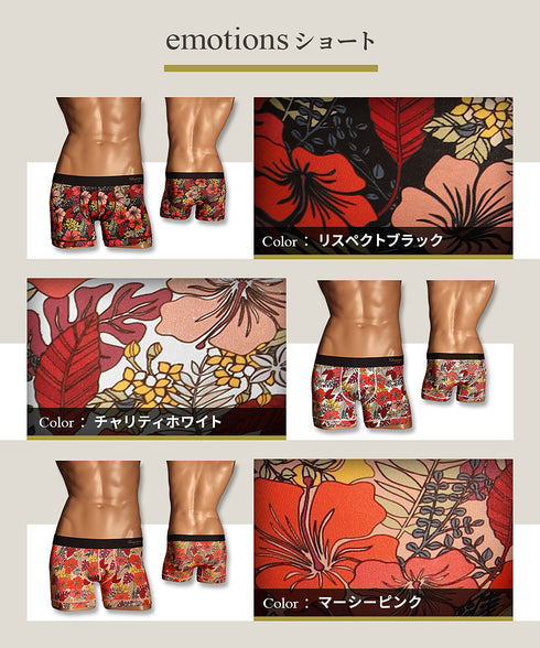 グレイブボールト Gravevault emotions メンズ ショート ボクサーパンツ 【メール便】