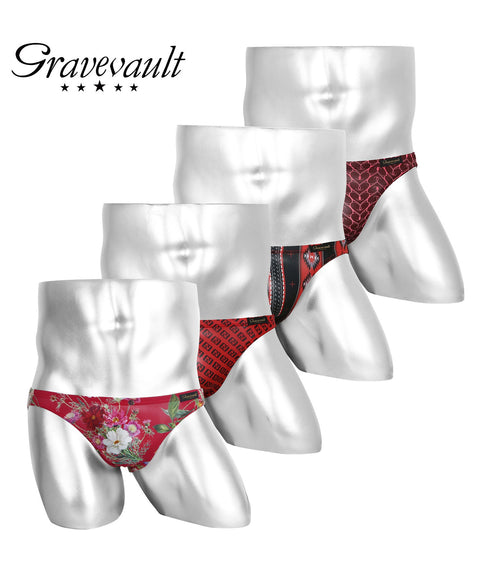 グレイブボールト Gravevault パンツの日企画 4枚セット メンズ ビキニ