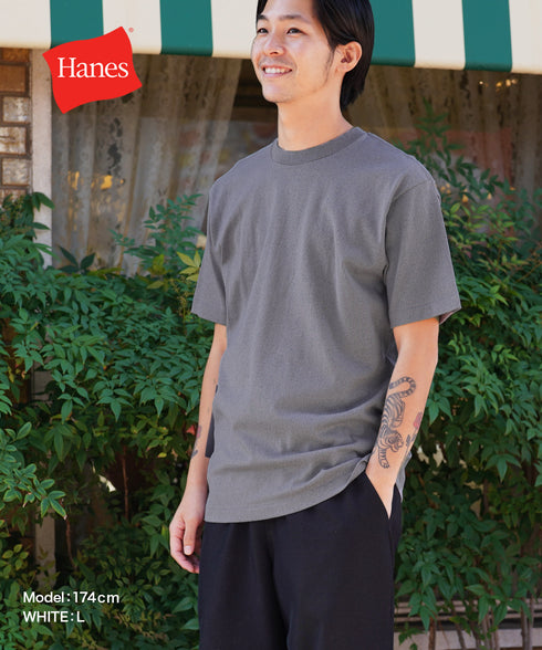 ヘインズ Hanes MOKU クルーネック 半袖 Tシャツ おしゃれ 人気 プレゼント 彼氏