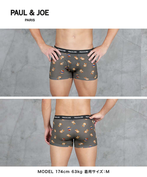 ポールアンドジョー PAUL&JOE ベア天お座りヌネット総柄プリント メンズ ボクサーパンツ 【メール便】