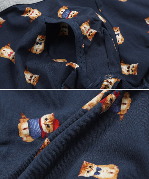 ポールアンドジョー PAUL&JOE ベア天お座りヌネット総柄プリント メンズ ボクサーパンツ 【メール便】