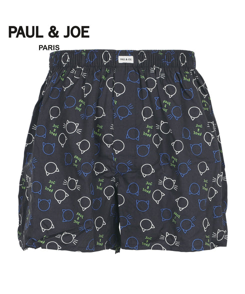 ポールアンドジョー PAUL&JOE ブロートサークル猫&ロゴプリント メンズ トランクス 【メール便】