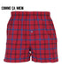 コムサメン COMME CA MEN 平ガングラフチェックストレッチ先染め メンズ トランクス 【メール便】