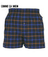 コムサメン COMME CA MEN 平ガングラフチェックストレッチ先染め メンズ トランクス 【メール便】