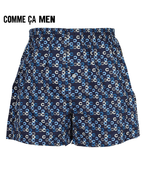 コムサメン COMME CA MEN ブロードC幾何学柄PT メンズ トランクス 【メール便】