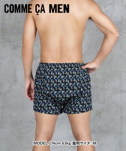 コムサメン COMME CA MEN ブロードC幾何学柄PT メンズ トランクス 【メール便】