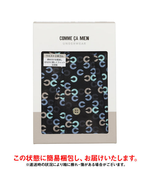 コムサメン COMME CA MEN ブロードC幾何学柄PT メンズ トランクス 【メール便】