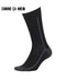 コムサメン COMME CA MEN センターライン メンズ クルーソックス 【メール便】|靴下 おしゃれ 人気 クリスマス プレゼント 彼氏