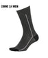コムサメン COMME CA MEN センターライン メンズ クルーソックス 【メール便】