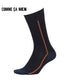 コムサメン COMME CA MEN センターライン メンズ クルーソックス 【メール便】
