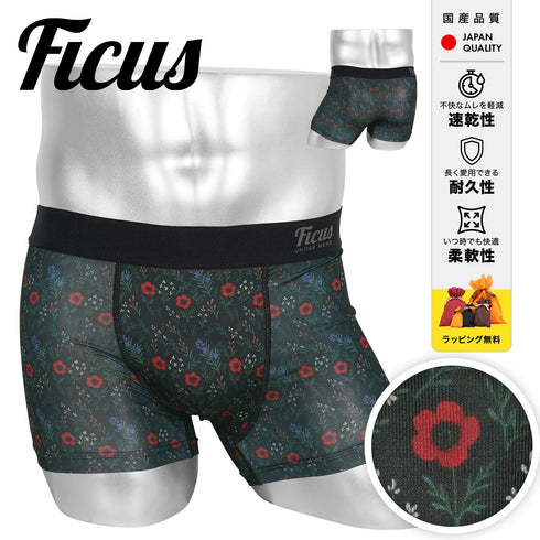 フィークス FICUS Winter Ditsy メンズ ボクサーパンツ 【メール便】