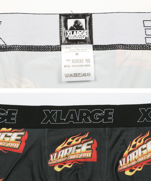 エクストララージ X-LARGE XL FIRE LOGO メンズ ボクサーパンツ 【メール便】
