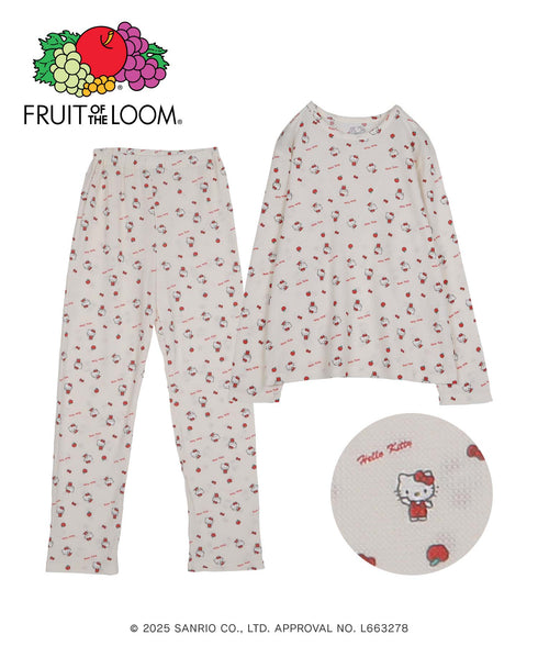 フルーツオブザルーム FRUIT OF THE LOOM FRUIT OF THE LOOM×サンリオキャラクターズ コラボルームウェア 上下セット