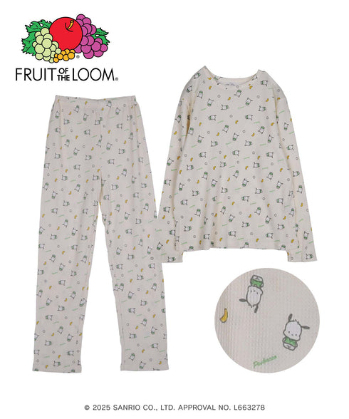 フルーツオブザルーム FRUIT OF THE LOOM FRUIT OF THE LOOM×サンリオキャラクターズ コラボルームウェア 上下セット