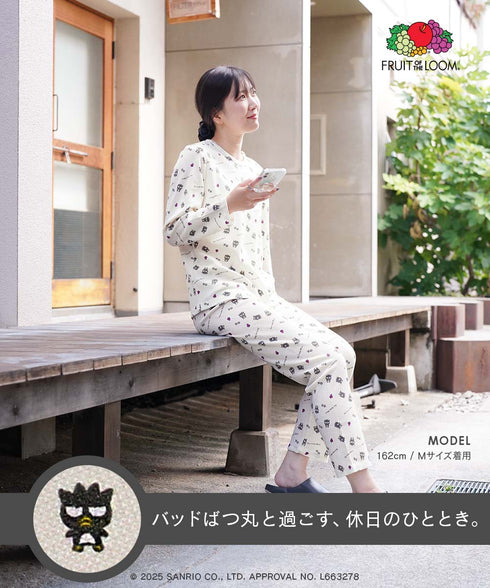 フルーツオブザルーム FRUIT OF THE LOOM FRUIT OF THE LOOM×サンリオキャラクターズ コラボルームウェア 上下セット