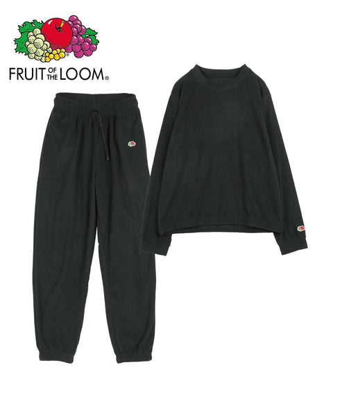 フルーツオブザルーム FRUIT OF THE LOOM FTL ミニフリース ルームウェア 上下セット