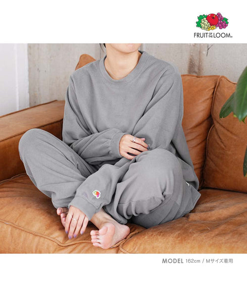 フルーツオブザルーム FRUIT OF THE LOOM FTL ミニフリース ルームウェア 上下セット