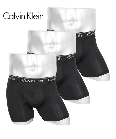 カルバンクライン Calvin Klein 【3枚セット】MICRO STRETCH RELAUNCH メンズ ロングボクサーパンツ 下着 おしゃれ 人気 プレゼント 彼氏
