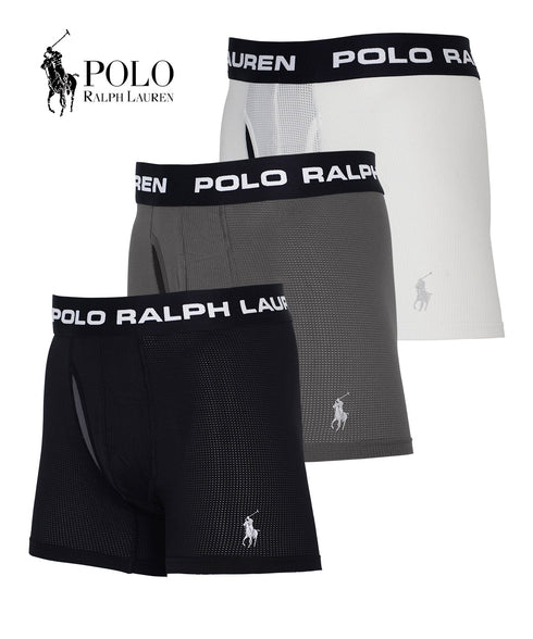 ポロ ラルフローレン POLO RALPH LAUREN 【3枚セット】Perfect Pouch Boxer Brief メンズ ロングボクサーパンツ 下着 おしゃれ 人気 プレゼント 彼氏
