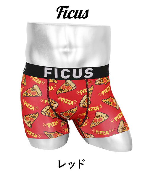 フィークス FICUS Hot Pizza メンズ ボクサーパンツ 【メール便】 プレゼント クリスマス ギフト 彼氏 夫 旦那