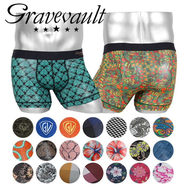 グレイブボールト Gravevault 【SALE】グレイブお買い得シリーズ メンズ ショート ボクサーパンツ 【メール便】