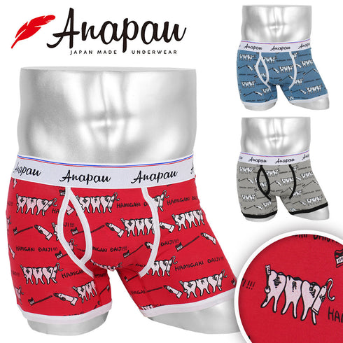アナパウ Anapau HAMIGAKI DAIJI!!! メンズ ボクサーパンツ 【メール便】