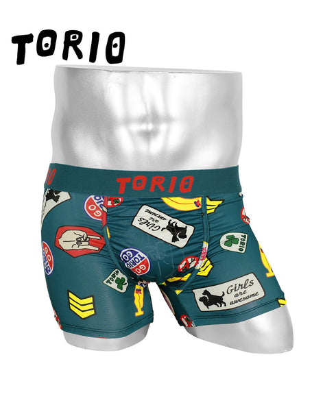 トリオ TORIO ワッペン メンズ ボクサーパンツ 【メール便】