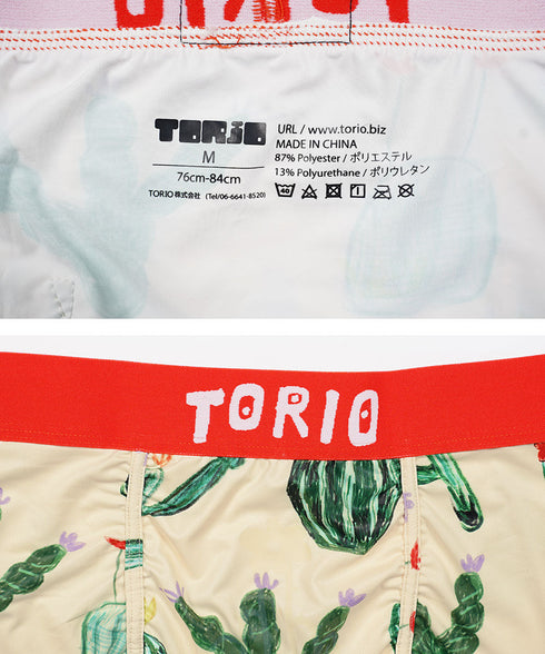 トリオ TORIO サボテン メンズ ボクサーパンツ 【メール便】