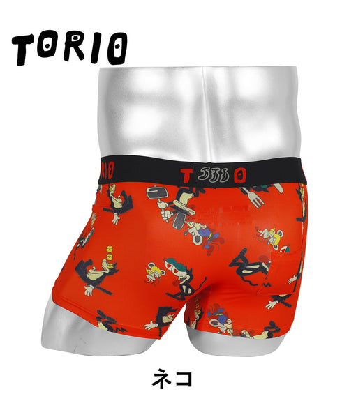 トリオ TORIO ネコ メンズ ボクサーパンツ 【メール便】