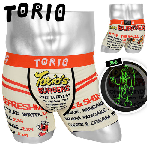 トリオ TORIO TORIOバーガーショップ メンズ ボクサーパンツ 【メール便】