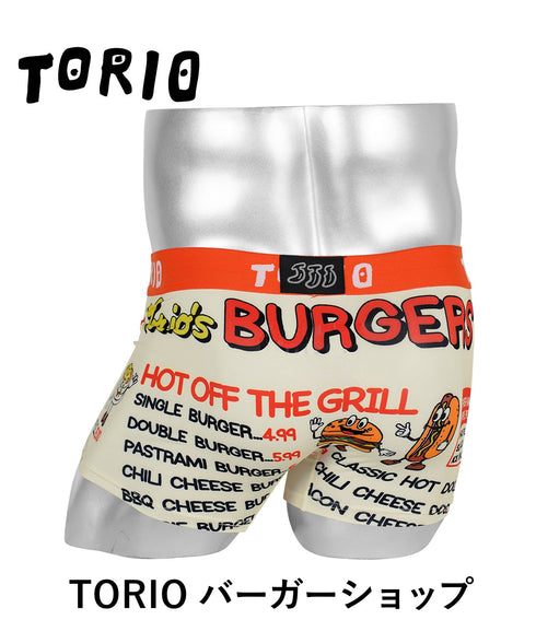 トリオ TORIO TORIOバーガーショップ メンズ ボクサーパンツ 【メール便】