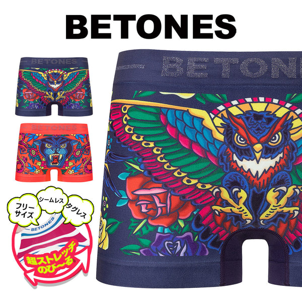 ビトーンズ BETONES TATTOO メンズ ボクサーパンツ 【メール便】|下着 おしゃれ 人気 クリスマス プレゼント 彼氏