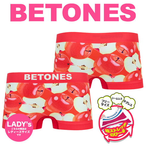 ビトーンズ BETONES APPLE レディース ボクサーショーツ 【メール便】