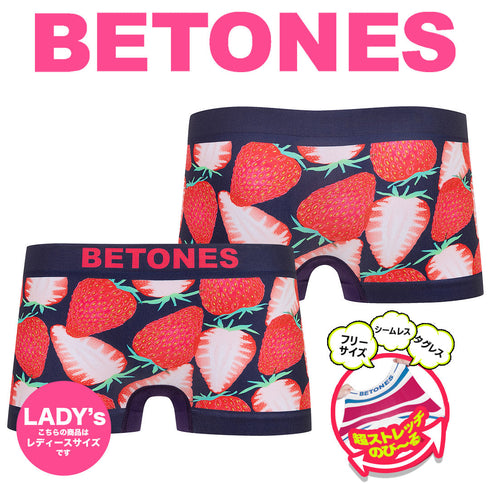 ビトーンズ BETONES STRAWBERRY レディース ボクサーショーツ 【メール便】