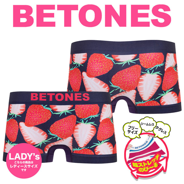 ビトーンズ BETONES STRAWBERRY レディース ボクサーショーツ 【メール便】