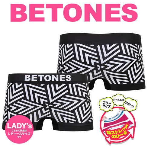 ビトーンズ BETONES ROCK&ROLL2 レディース ボクサーショーツ 【メール便】