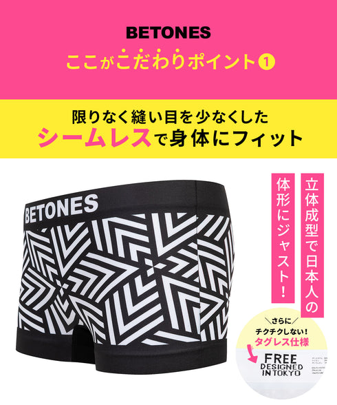 ビトーンズ BETONES ROCK&ROLL2 レディース ボクサーショーツ 【メール便】
